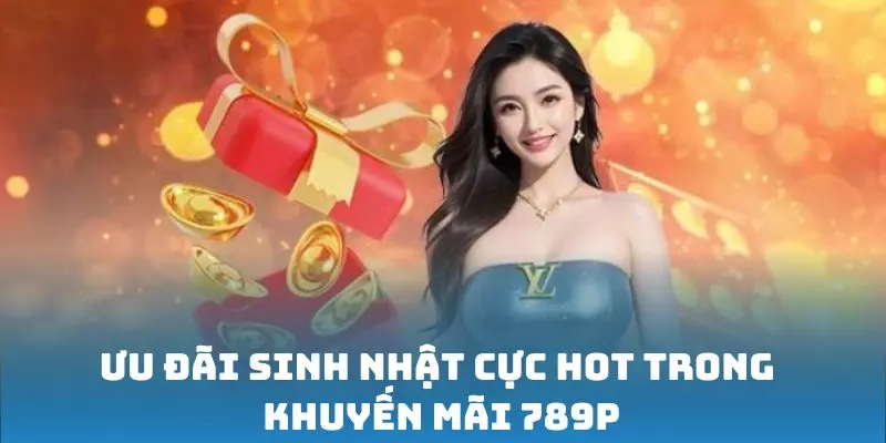 Ưu đãi sinh nhật cực hot trong khuyến mãi 789P